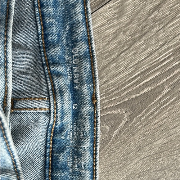Women's Distressed Light Blue Jeans - Picture 2 of 7